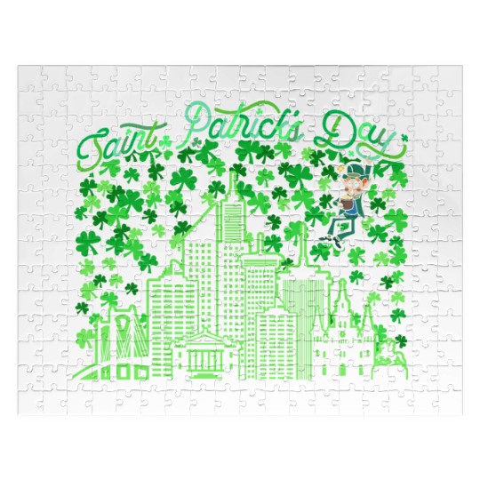 Saint Patrick's Day New Orleans Louisiana Jigsaw Puzzles