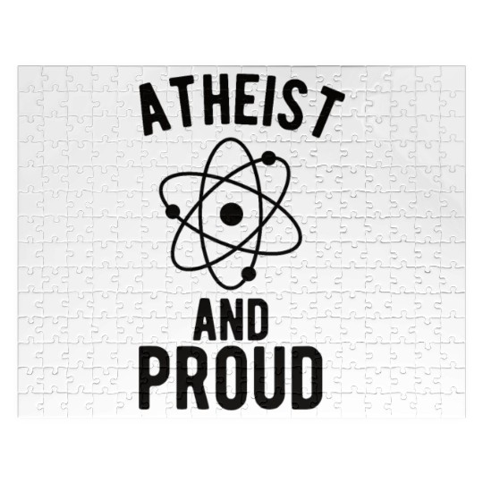 Atheist Atheism Anti Religion Securalism God Sucks Jigsaw Puzzles