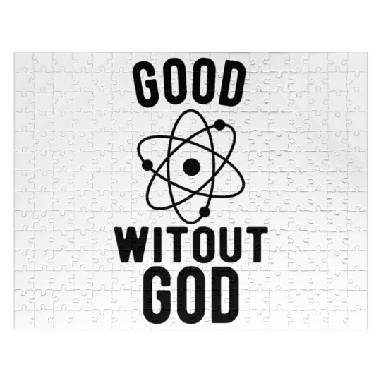 Atheist Atheism Anti Religion Securalism God Sucks Jigsaw Puzzles
