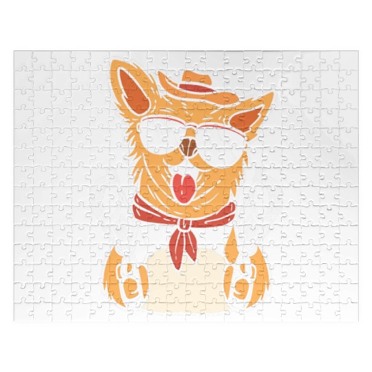 Chihuahua Gangster Thug And Cool Person Gift Jigsaw Puzzles