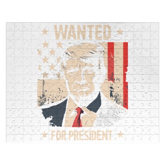 Donald Trump President Elections 2024 Retro Jigsaw Puzzles