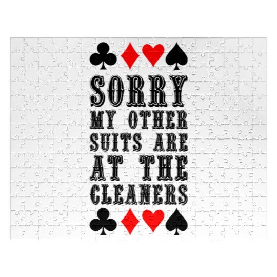 Funny Design for Poker Players Jigsaw Puzzles