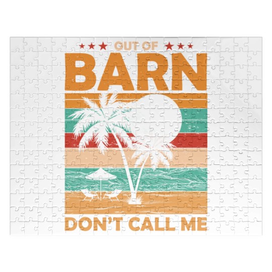 Farmer Retirement Out Of Barn Retired Farmer Jigsaw Puzzles