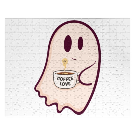 Forget Candy Just Give Me Coffee, Funny Halloween Jigsaw Puzzles