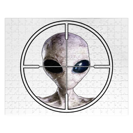 Area 51 Alien Sniper Gamers and Movie Lovers! Jigsaw Puzzles