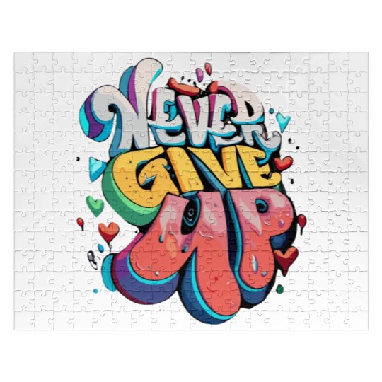 Never Give Up Jigsaw Puzzles