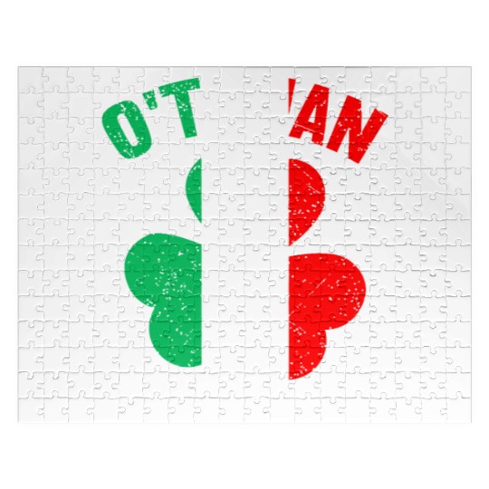 Italian Irish Relationship St Patrick's Dayethnici Jigsaw Puzzles