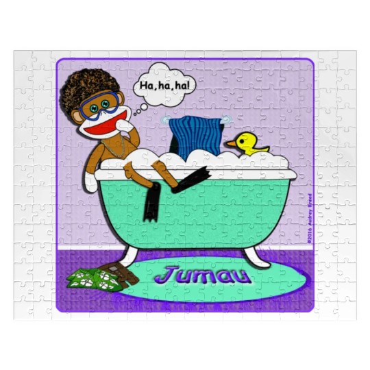 Jumau the Sock Monkey Jigsaw Puzzles