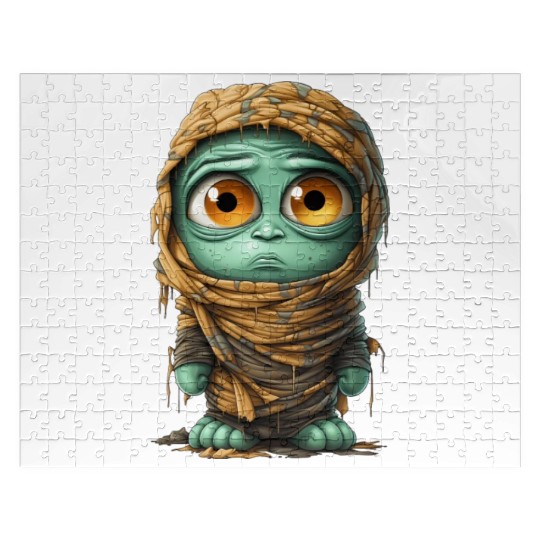 Halloween Spooky Cartoon Mummy Jigsaw Puzzles