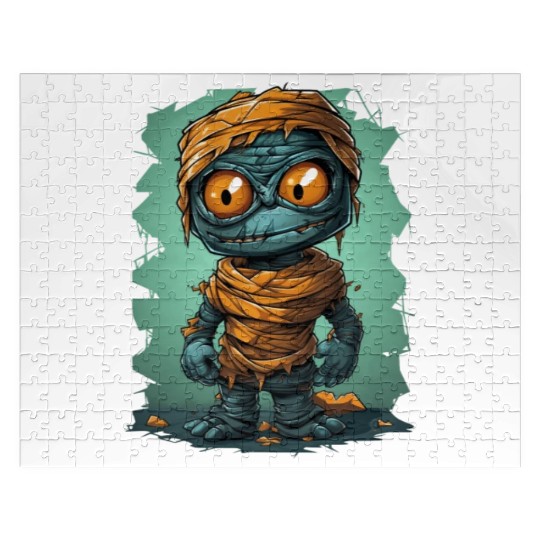 Halloween Spooky Cartoon Mummy Jigsaw Puzzles