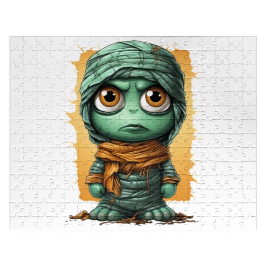 Halloween Spooky Cartoon Mummy Jigsaw Puzzles