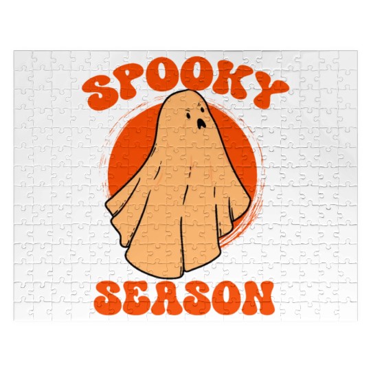 Retro VIntage Halloween Costume Spooky Season Men Jigsaw Puzzles
