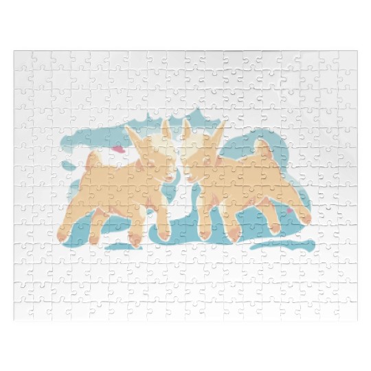 Goat Lover Kid Ranch Wool Farm Animal Farming Jigsaw Puzzles