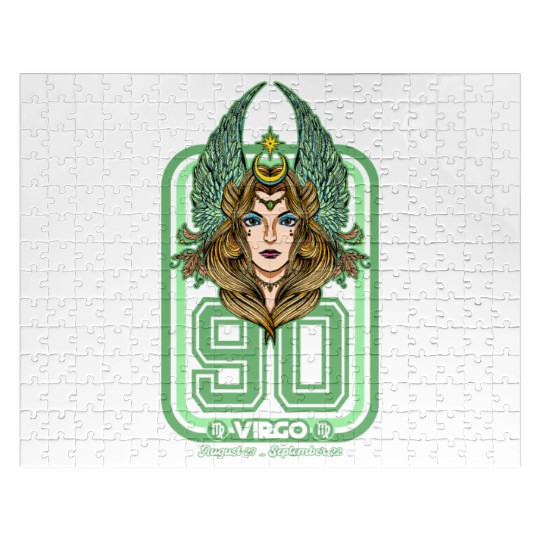 Virgo Born in 1990 Zodiac star sign horoscope Astr Jigsaw Puzzles