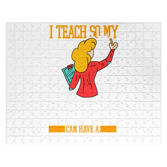 Daycare Teacher Cat Jigsaw Puzzles