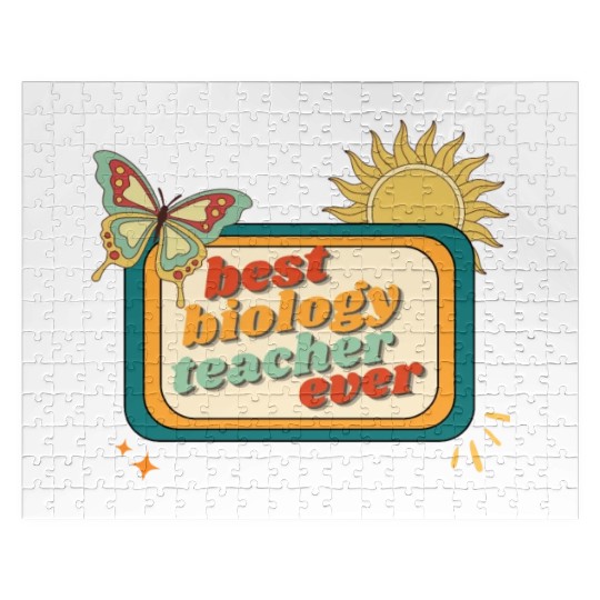Teacher Appreciation, best biology teacher ever Jigsaw Puzzles