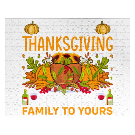 Happy Thanksgiving from our family to yours Jigsaw Puzzles