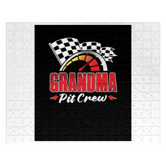 Grandma Pit Crew Jigsaw Puzzles