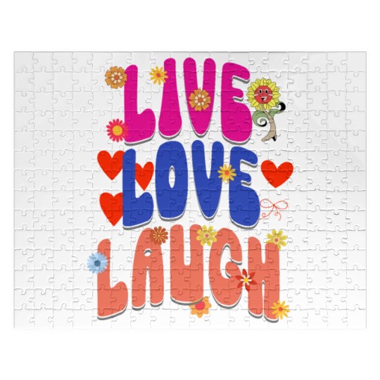 LIVE LOVE LAUGH Jigsaw Puzzles