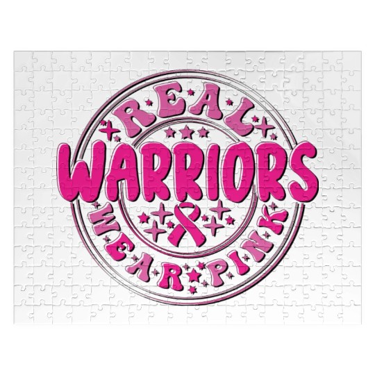 Real Warriors Wear Pink Jigsaw Puzzles