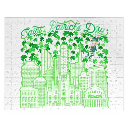 Saint Patrick's Day Milan Italy Jigsaw Puzzles