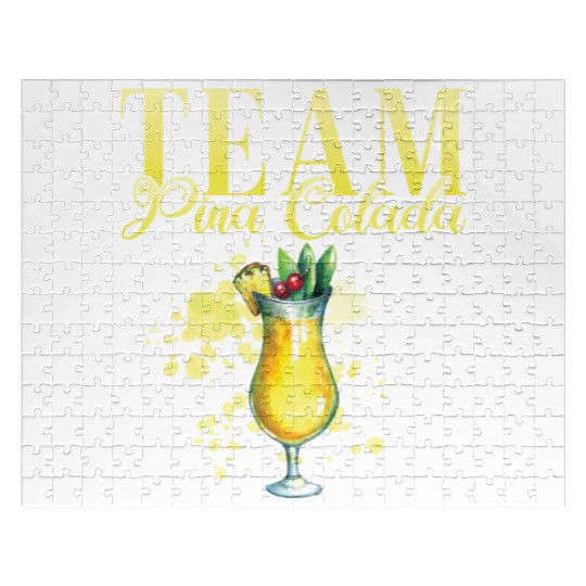 Team Pina Colada Cocktail Bartender Jigsaw Puzzles