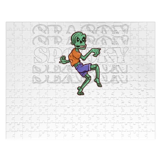 Spooky Season Zombie Halloween Fall Jigsaw Puzzles