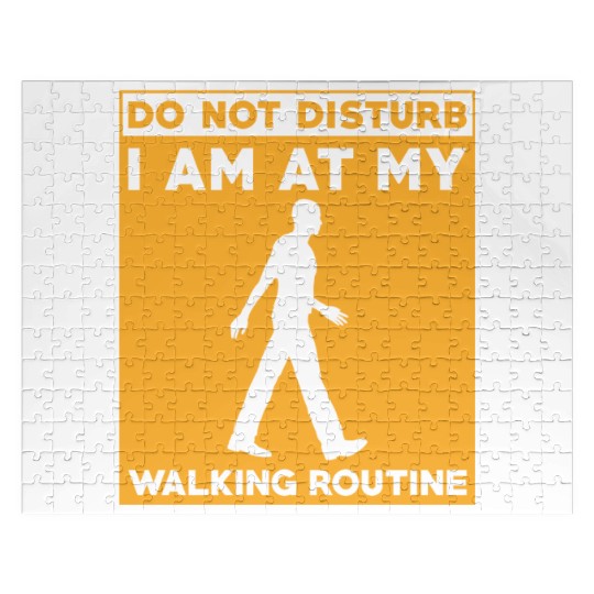 Walking Routine Fitness Design - Do Not Disturb Jigsaw Puzzles