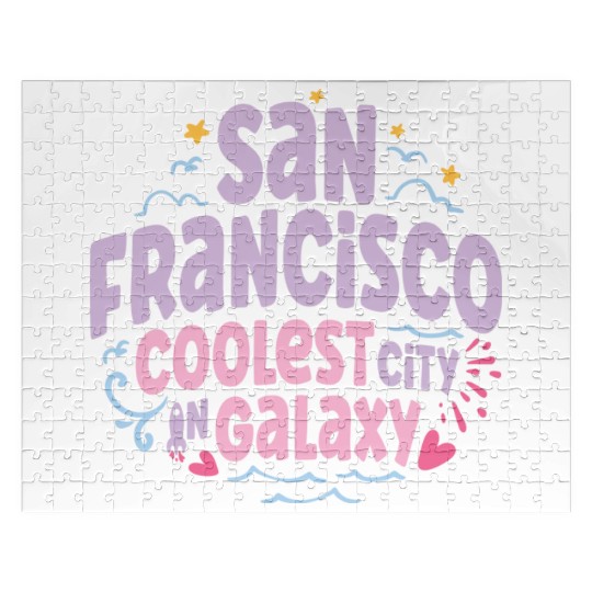 San Francisco Coolest City In Galaxy Jigsaw Puzzles