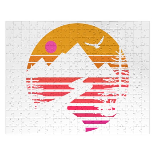 Mountain River Jigsaw Puzzles