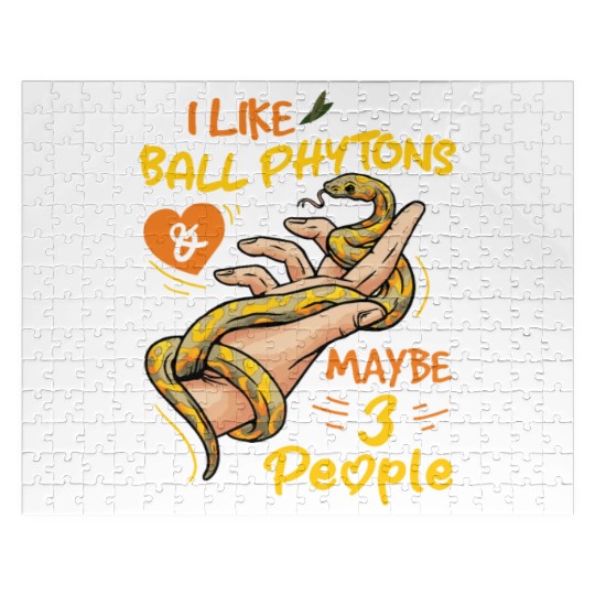 Reptile Collector Boa Serpent Snake Lover Ball Jigsaw Puzzles