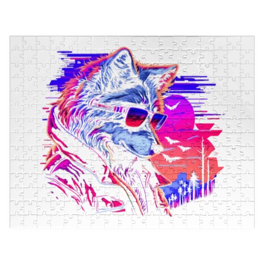 Midnight Synth Serenade Jigsaw Puzzles