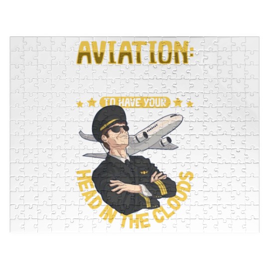 Pilot Aviation Airplane Airline Future Pilots Jigsaw Puzzles