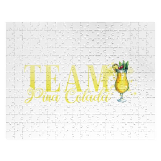 Team Pina Colada Cocktail Bartender Jigsaw Puzzles