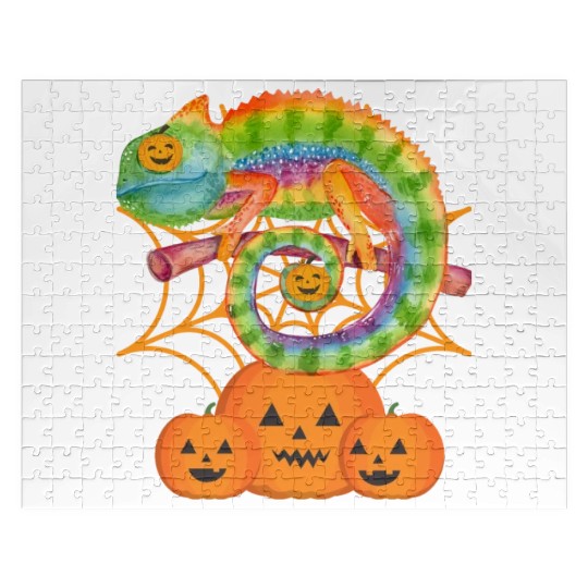 halloween Chameleon Jigsaw Puzzles