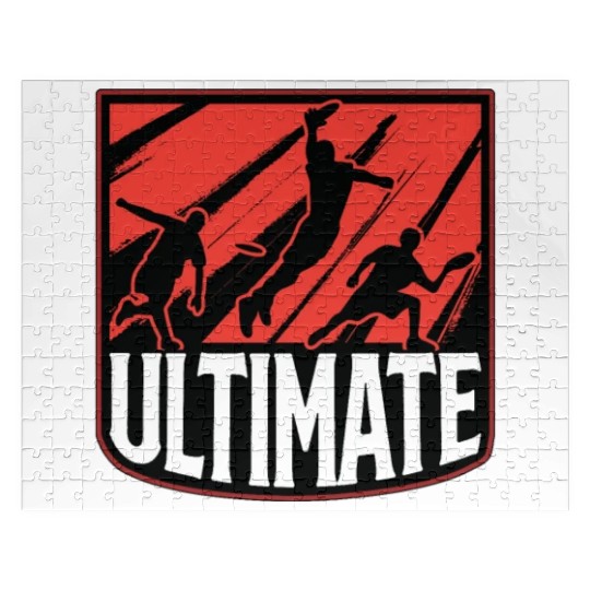 Flying Disc Ultimate Frisbee Player Disc Golfing Jigsaw Puzzles