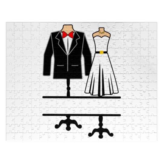 Clothing for bride and groom Jigsaw Puzzles