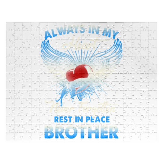 Always In My Heart Never Forgetten Rest In Peace Jigsaw Puzzles