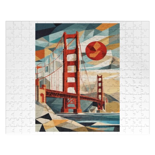 Golden Gate Bridge California Jigsaw Puzzles, Golden Gate