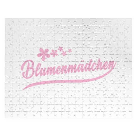 Flower Girl Man and Woman Church Jigsaw Puzzles