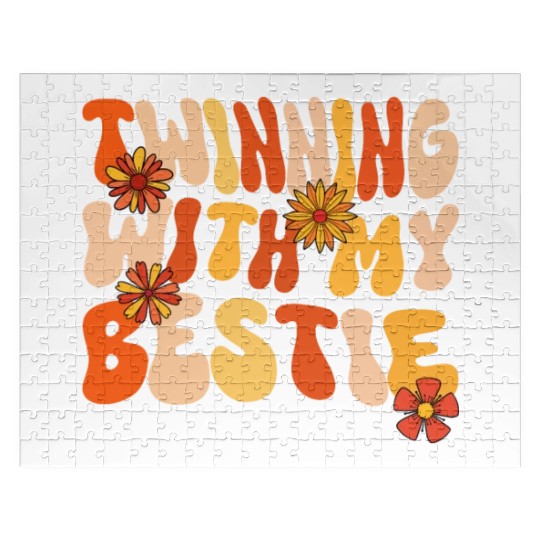 Twinning With My Bestie Spirit Week Twin Day Jigsaw Puzzles