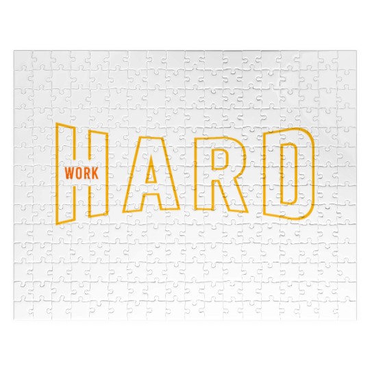 Hard Work Never Give Up Dream Big Jigsaw Puzzles