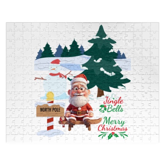 "Jolly Christmas Cheer" Jigsaw Puzzles