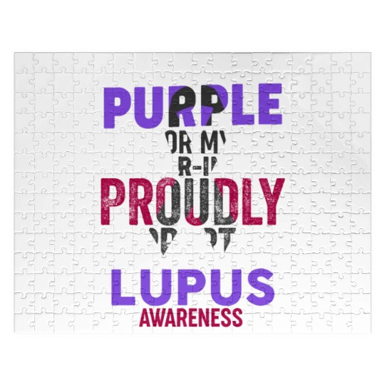 I wear Purple for my Mother-in-Law Lupus Awareness Jigsaw Puzzles
