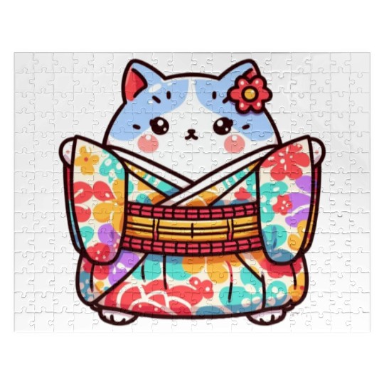Japanese cat or Neko Jigsaw Puzzles