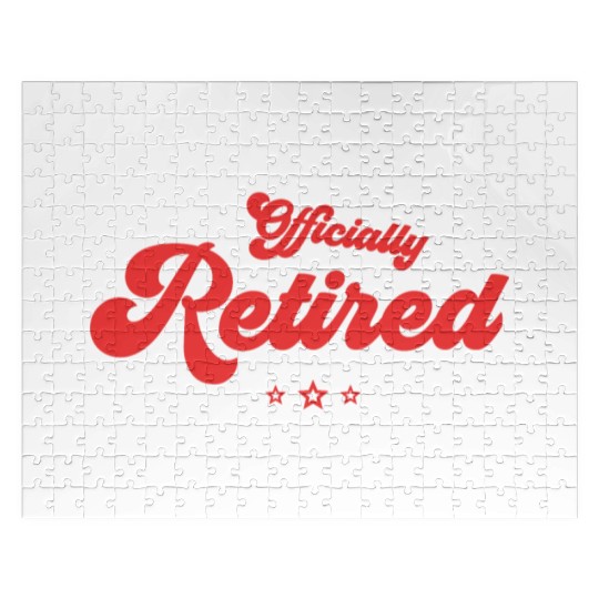 Officially Retired nurse Jigsaw Puzzles