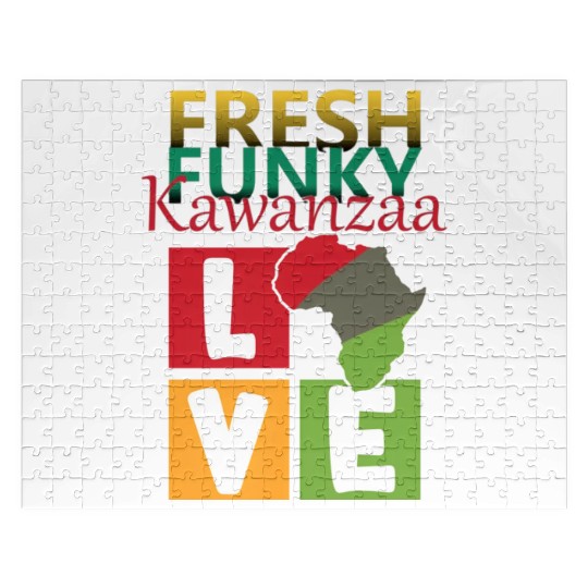 Kwanzaa Celebration with a Fresh Funky Twist Jigsaw Puzzles