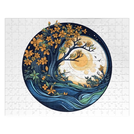 The Majestic Beautiful Spring Tree Jigsaw Puzzles