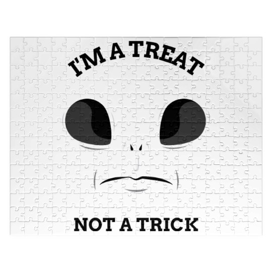 I'm a Treat, Not a Trick Spooky Season Halloween Jigsaw Puzzles