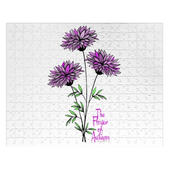 The Flower of Autumn Jigsaw Puzzles